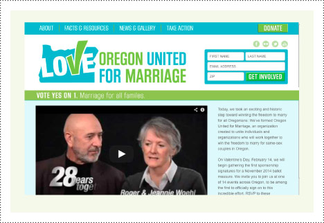 Oregon United for Marriage Site